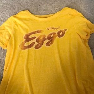 Eggo cropped t-shirt